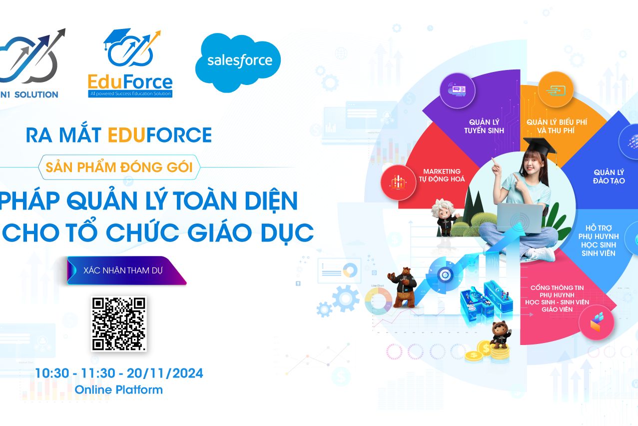 Eduforce – Giải Pháp Quản Lý Giáo Dục Toàn Diện Dành Cho Tổ Chức Giáo Dục